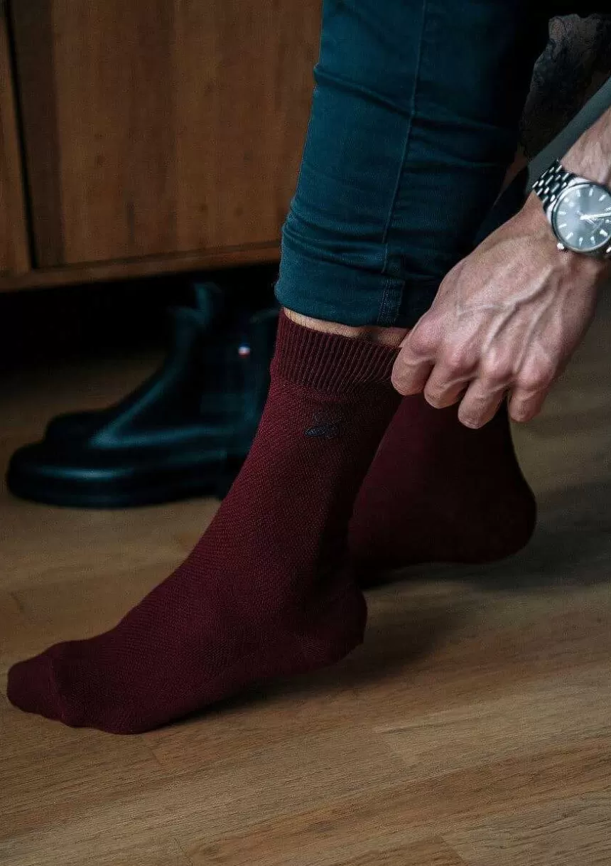 Montlimart Ceintures & Chaussettes>Chaussettes Montlisocks Bordeaux