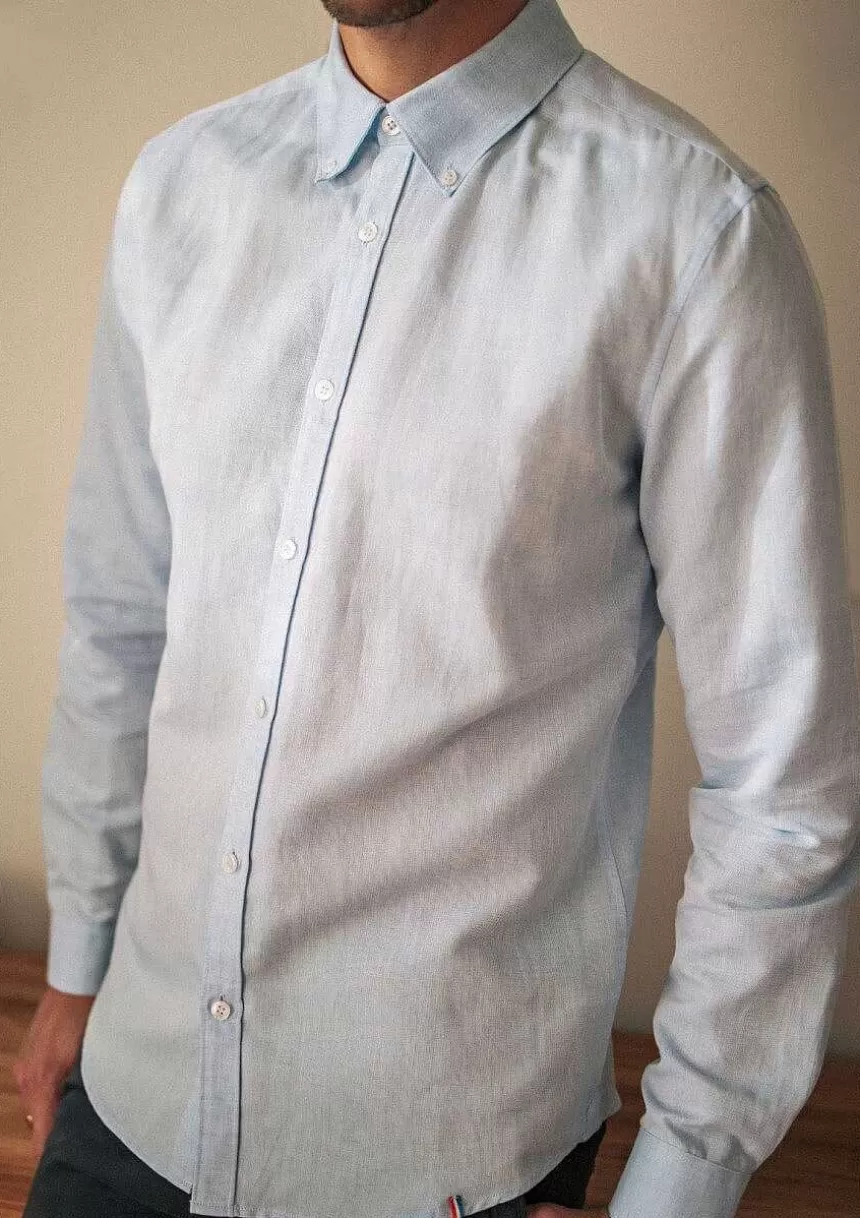 Montlimart Chemises>Chemise Paulin Bleu Clair