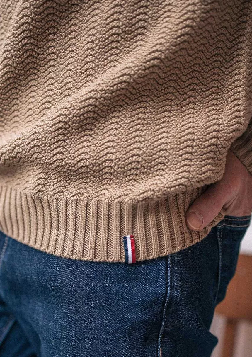 Montlimart Pulls>Pull Planete Beige