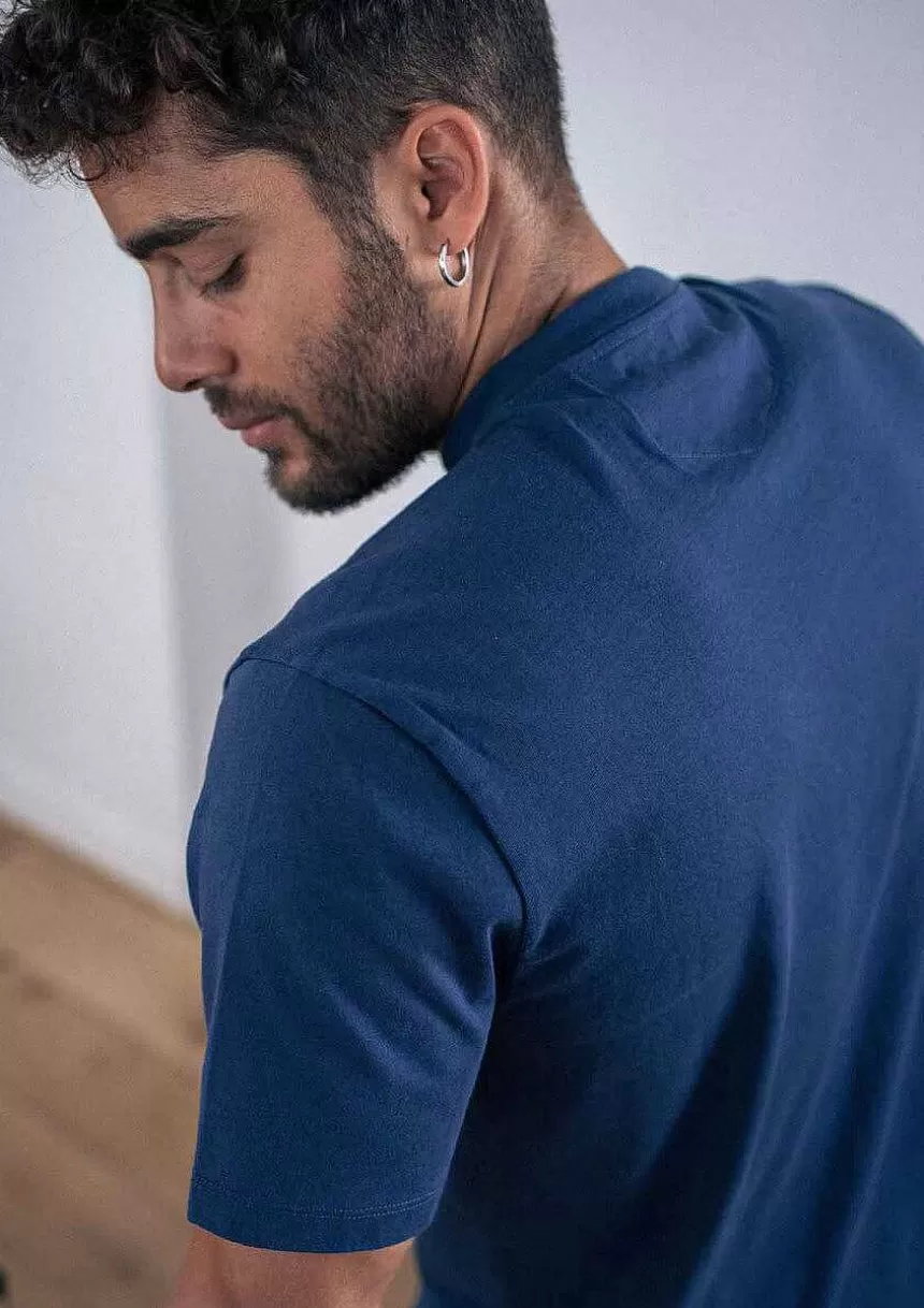 Montlimart T-Shirts>T-Shirt Ideal Bleu Marine