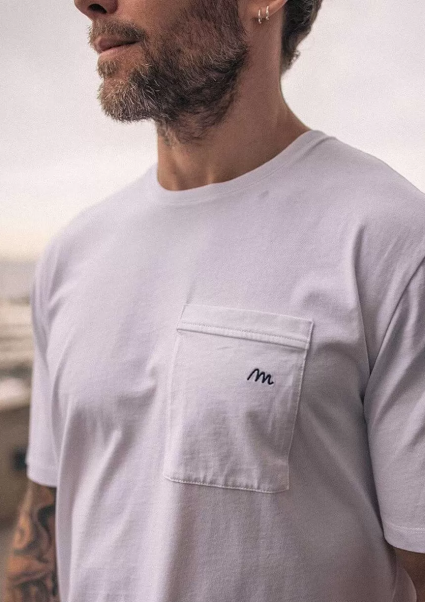 Montlimart T-Shirts>T-Shirt Initial Blanc