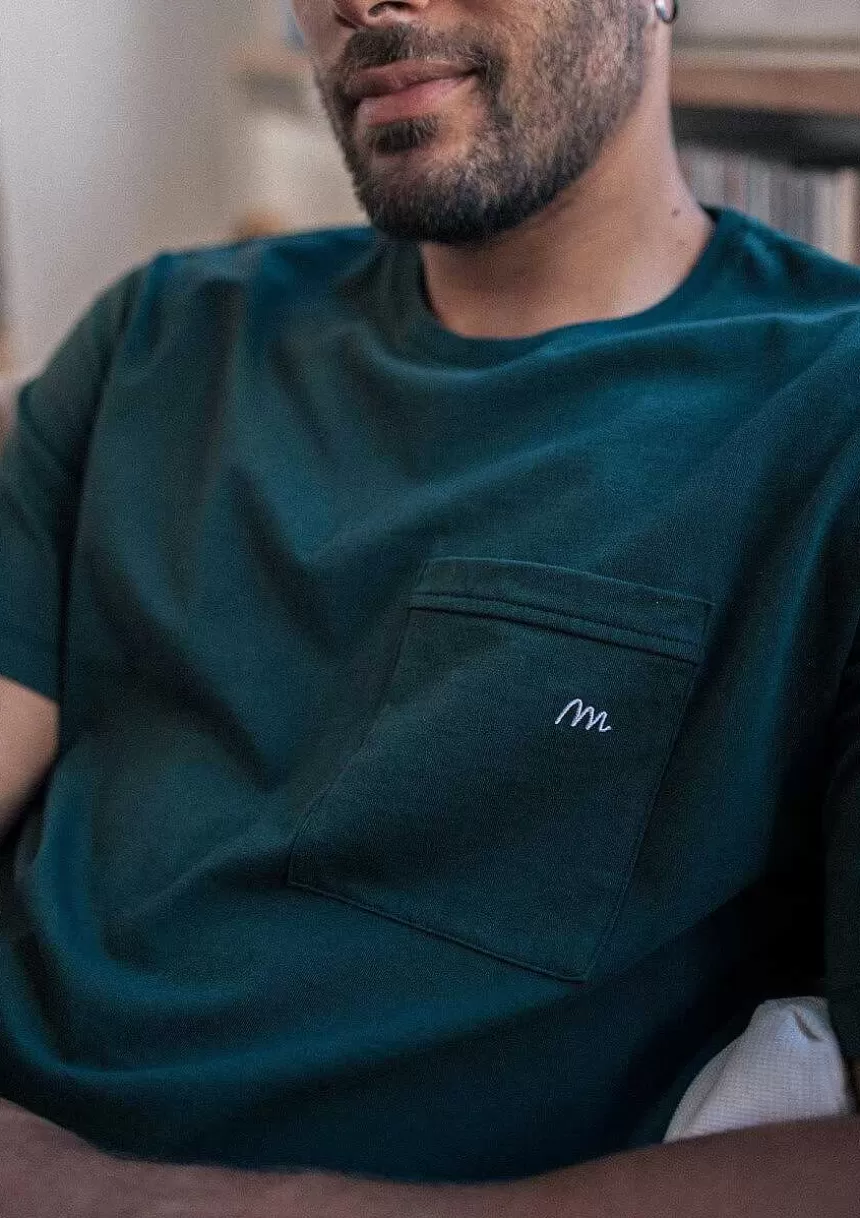 Montlimart T-Shirts>T-Shirt Initial Vert