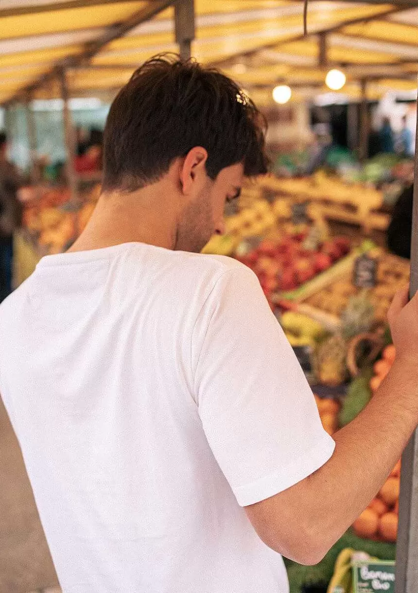 Montlimart T-Shirts>T-Shirt Itineraire Blanc